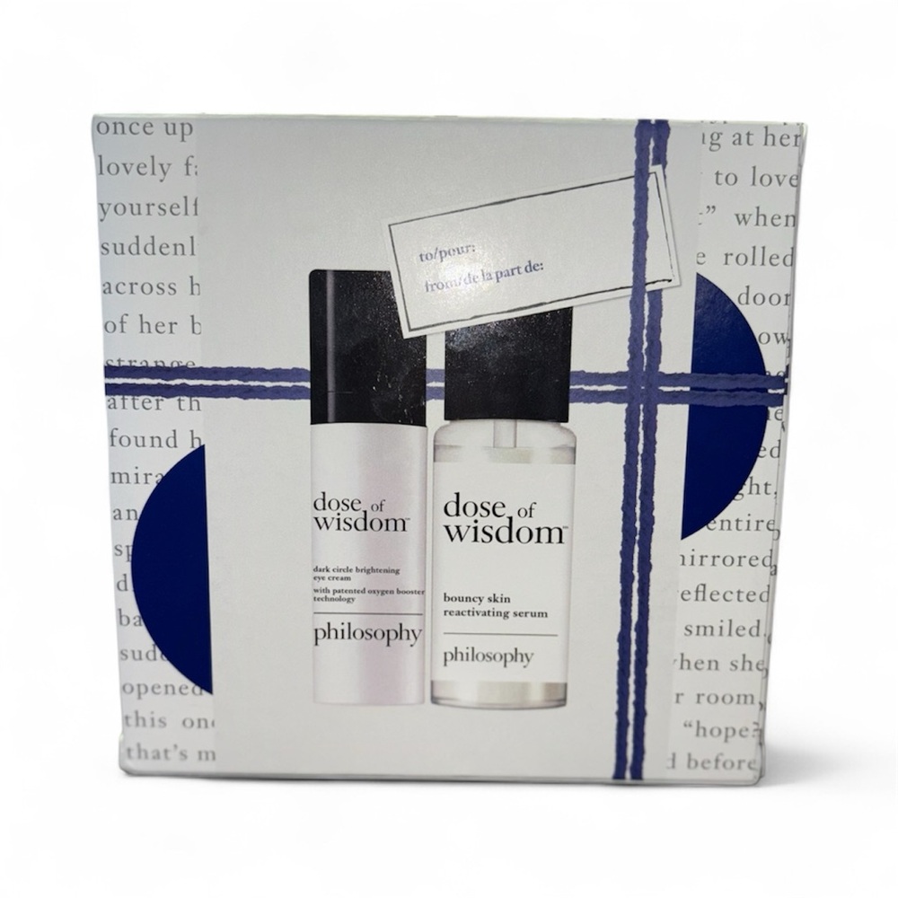 Philosophy Dermatologic Wisdom Duo Bright Eyes Bouncy Skin